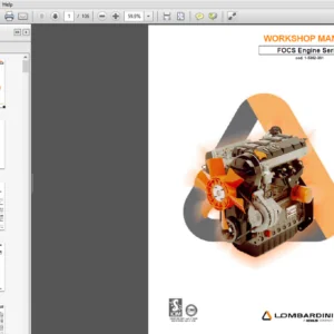 Lombardini FOCS Engine Series Service Repair Manual - PDF Download