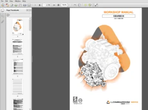 Lombardini GEARBOX Service Repair Manual - PDF Download