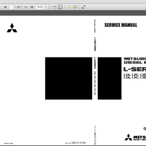 Mitsubishi L series Diesel Engines Service Manual - PDF DOWNLOAD