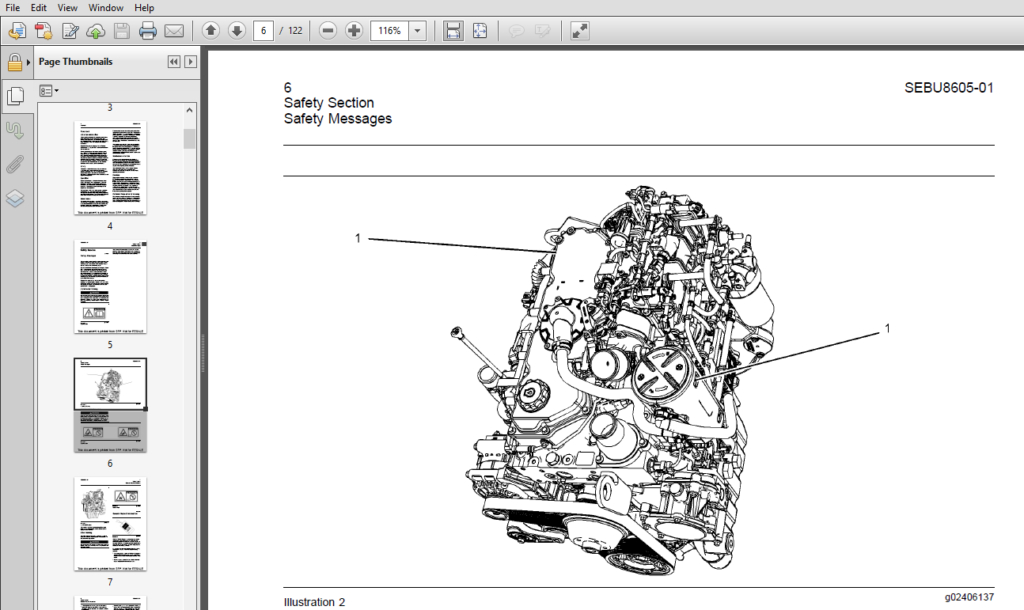 Perkins 1204E-E44TA and 1204E-E44TTA Industrial Engines Operation and ...