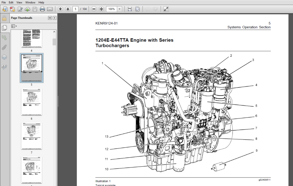 Perkins 1204E-E44TA and 1204E-E44TTA Industrial Engines Systems ...