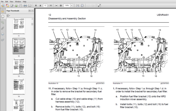 Perkins 1204F-E44TA and 1204F-E44TTA Industrial Engines Disassembly ...