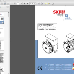 SINCRO SK160 4 Pol Alternator Brushless Manual - PDF DOWNLOAD