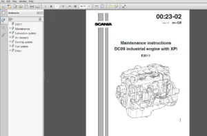 Scania DC09 Industrial Engine Workshop Service Manual - PDF DOWNLOAD