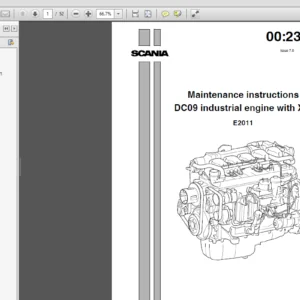 Scania DC09 Industrial Engine Workshop Service Manual - PDF DOWNLOAD