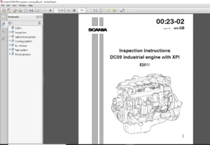 Scania DC09 XPI Inspection manual EN - PDF DOWNLOAD