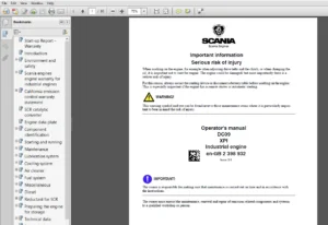 Scania DC09 XPI Service & Operator manual EN - PDF DOWNLOAD