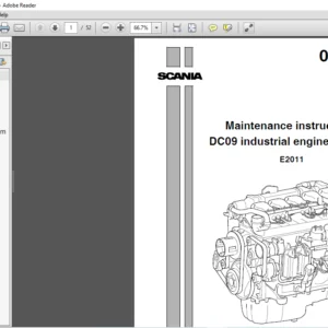 Scania DC13 XPI Industrial Engine Maintenance Instructions Manual - PDF DOWNLOAD