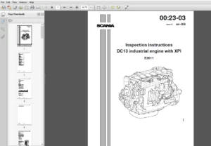 Scania DC13 XPI Inspection Manual - PDF DOWNLOAD