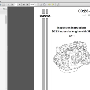 Scania DC13 XPI Inspection Manual - PDF DOWNLOAD
