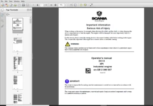 Scania DC13 XPI Service & Operator's Manual - PDF DOWNLOAD