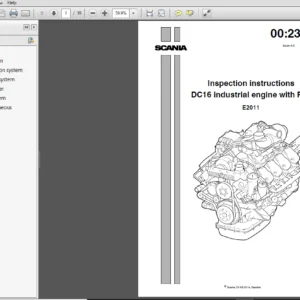 Scania DC16 XPI Inspection Manual - PDF DOWNLOAD