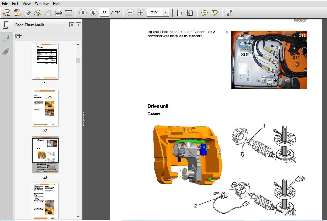 Still Electric Forklift Truck RX50-10, RX50-13, RX50-15, RX50-16: 5051, 5053, 5054, 5055 Workshop Service Manual - Image 3