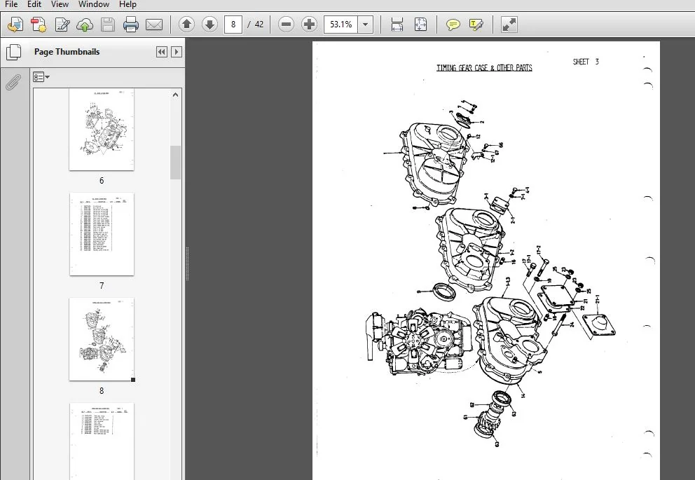 Takeuchi  Tb1400  Excavator Parts Catalog Manual - PDF Download - Image 2