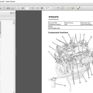 Volvo EC220D L EC220DL Excavator Full Service & Repair Manual - PDF DOWNLOAD