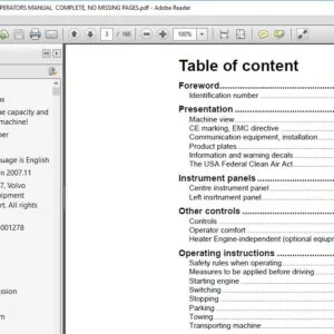 Volvo L30B L35B WHEEL LOADER OPERATORS MANUAL - PDF DOWNLOAD