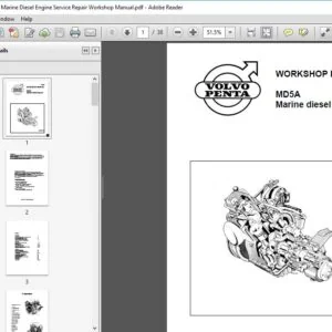 Volvo Penta Md5a Marine Diesel Engine Service Repair Workshop Manual - PDF DOWNLOAD