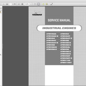 YANMAR 3TNV82, 3TNV84, 3TNV88, 4TNV84, 4TNV88, 4TNV94, 4TNV98, 4TNV106 Engine Service Manual - PDF DOWNLOAD