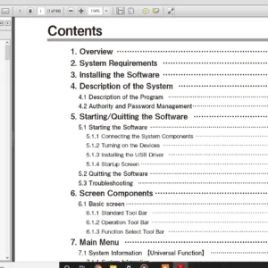 YANMAR TNV-Series Service Tool Manual - PDF DOWNLOAD