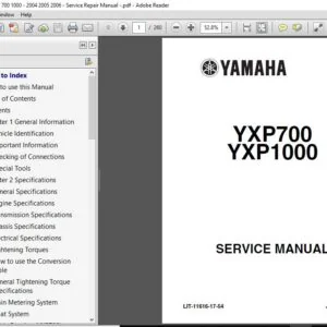 Yamaha Pro Hauler 700 1000 2004 2005 2006 Service Repair Manual - PDF DOWNLOAD