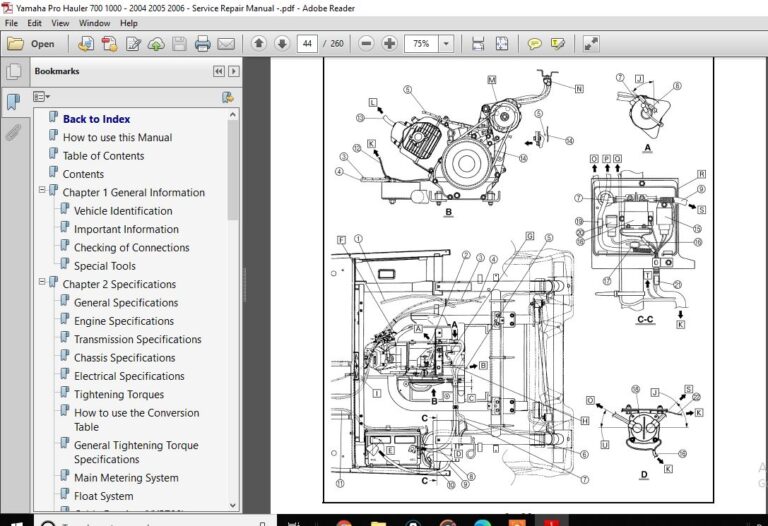 Yamaha Pro Hauler 700 1000 2004 2005 2006 Service Repair Manual - PDF ...