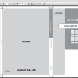 Yanmar 3TNV88C,3TNV86CT,4TNV88C,4TNV86CT,4TNV98C,4TNV98CT Industrial Engines Service Manual - PDF DOWNLOAD
