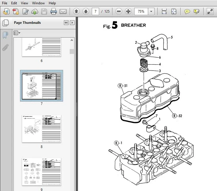 Yanmar Ym169 Ym169d Tractor Parts Catalog Manual - PDF Download - Image 4