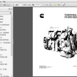 CUMMINS L10 SERIES ENGINES TROUBLESHOOTING AND SERVICE REPAIR MANUAL - PDF DOWNLOAD