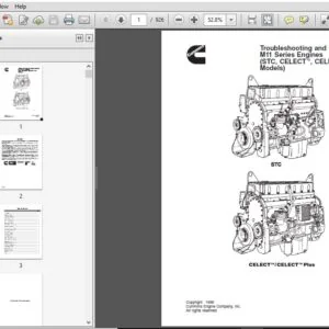 CUMMINS M11 Series Engines (STC, CELECT™, CELECT™ Plus Models) Troubleshooting and Repair Manual - PDF DOWNLOAD
