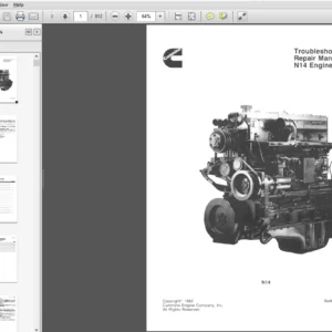 Cummins N14 Engine Troubleshooting and Repair Manual 3810456-01 - PDF DOWNLOAD