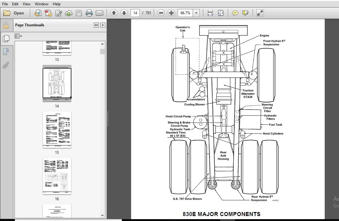 KOMATSU 830E DUMP TRUCK SERVICE REPAIR MANUAL (SN:A30625 - A30649) KOMATSU 830E - PDF DOWNLOAD - Image 4