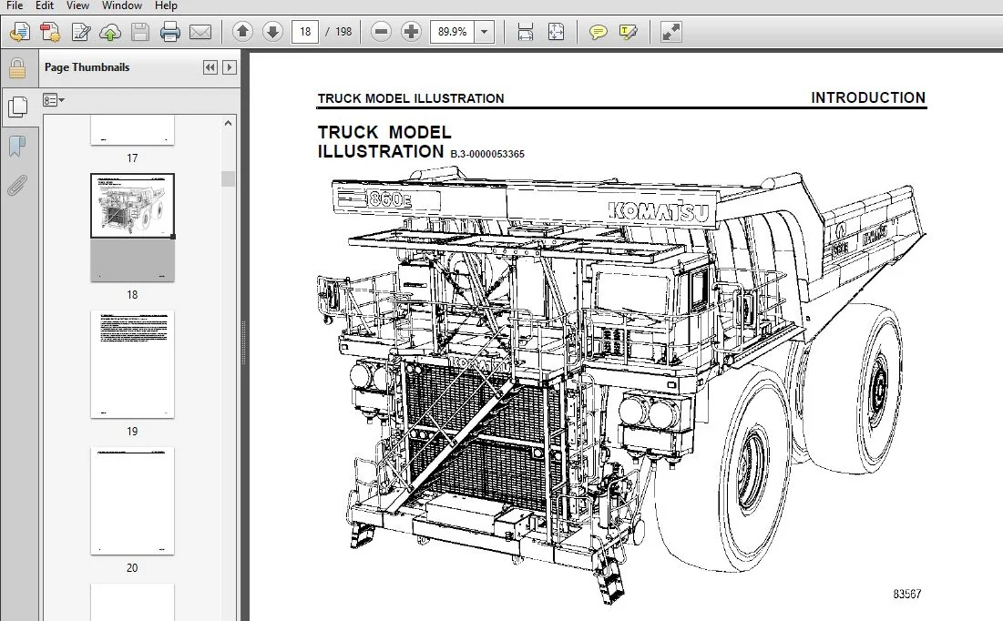 KOMATSU 860E-1KT Dump Truck Operation & Maintenance Manual (SN:A30036 & Up) KOMATSU 860E-1KT - PDF DOWNLOAD - Image 4