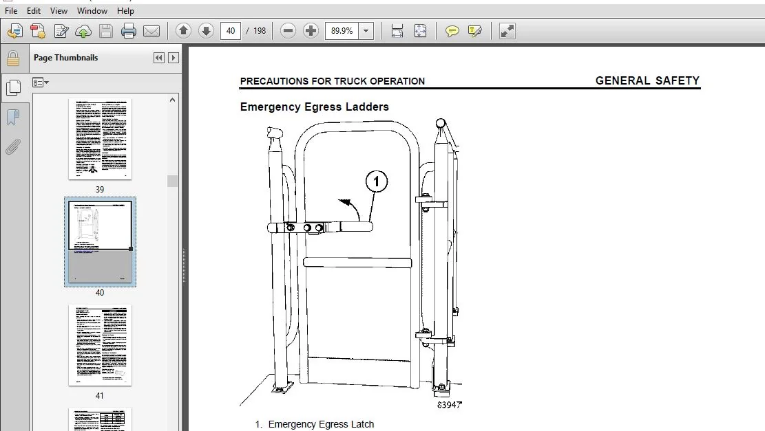 KOMATSU 860E-1KT Dump Truck Operation & Maintenance Manual (SN:A30036 & Up) KOMATSU 860E-1KT - PDF DOWNLOAD - Image 3