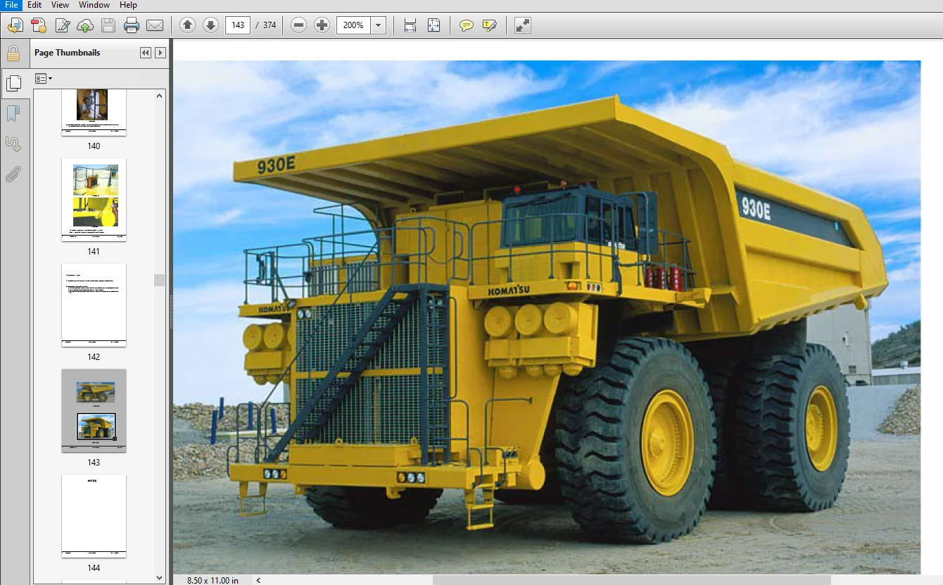 KOMATSU 930E-4 DUMP TRUCK FIELD ASSEMBLY MANUAL (SN: A31056 & UP) - PDF Download - Image 4