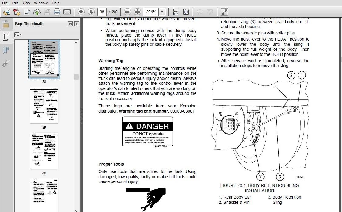 KOMATSU 930E-4 DUMP TRUCK OPERATION & MAINTENANCE MANUAL (SN:A30873-A30989 Tier II) - PDF DOWNLOAD - Image 4