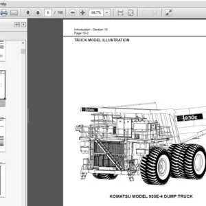 KOMATSU 930E-4 DUMP TRUCK Operation & Maintenance Manual (SN:A30750 - A30872 Tier II) KOMATSU 930E-4 - PDF DOWNLOAD