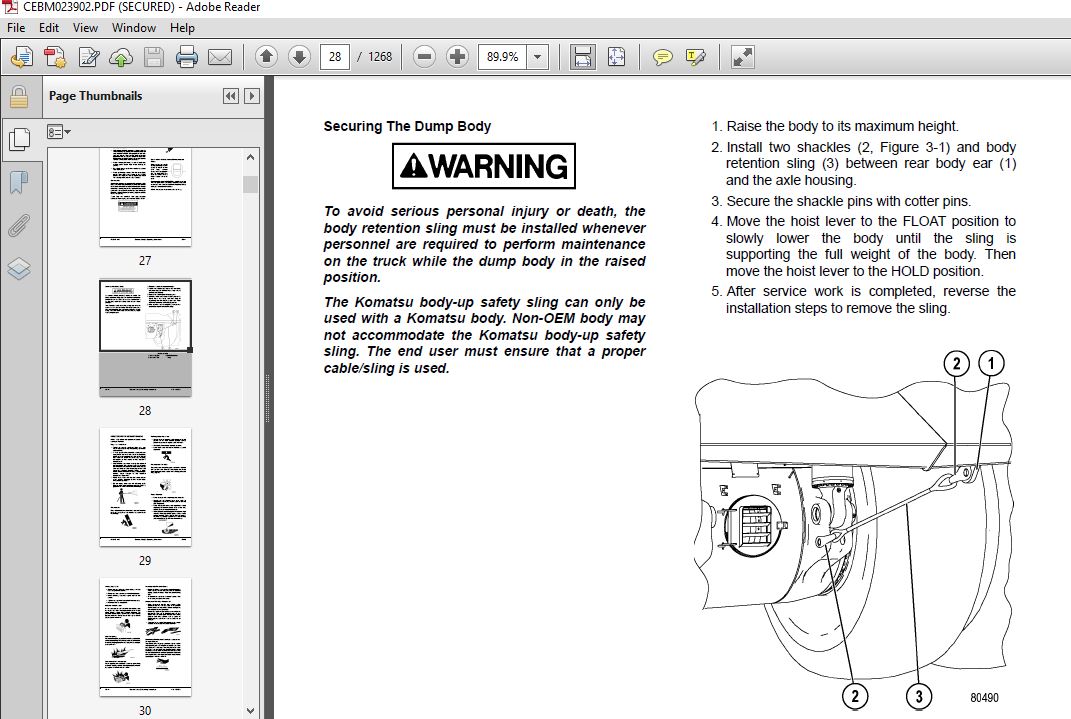 Komatsu 930e 4 Dump Truck Service Repair Manual Sn A30990 A31054 Tier 2 Pdf Download Heydownloads Manual Downloads