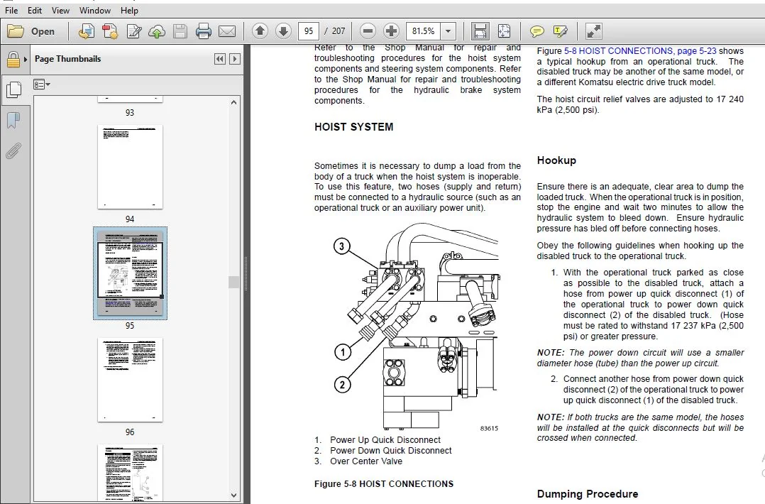 KOMATSU 930E-4 Dump Truck Operation & Maintenance Manual (SN:A31002 & UP) KOMATSU 930E-4 - PDF DOWNLOAD - Image 3