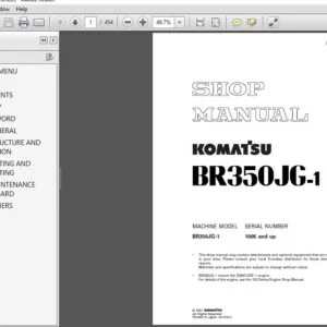 KOMATSU BR350JG-1 SERVICE REPAIR MANUAL (SN:1005 & UP) KOMATSU BR350JG-1 - PDF DOWNLOAD