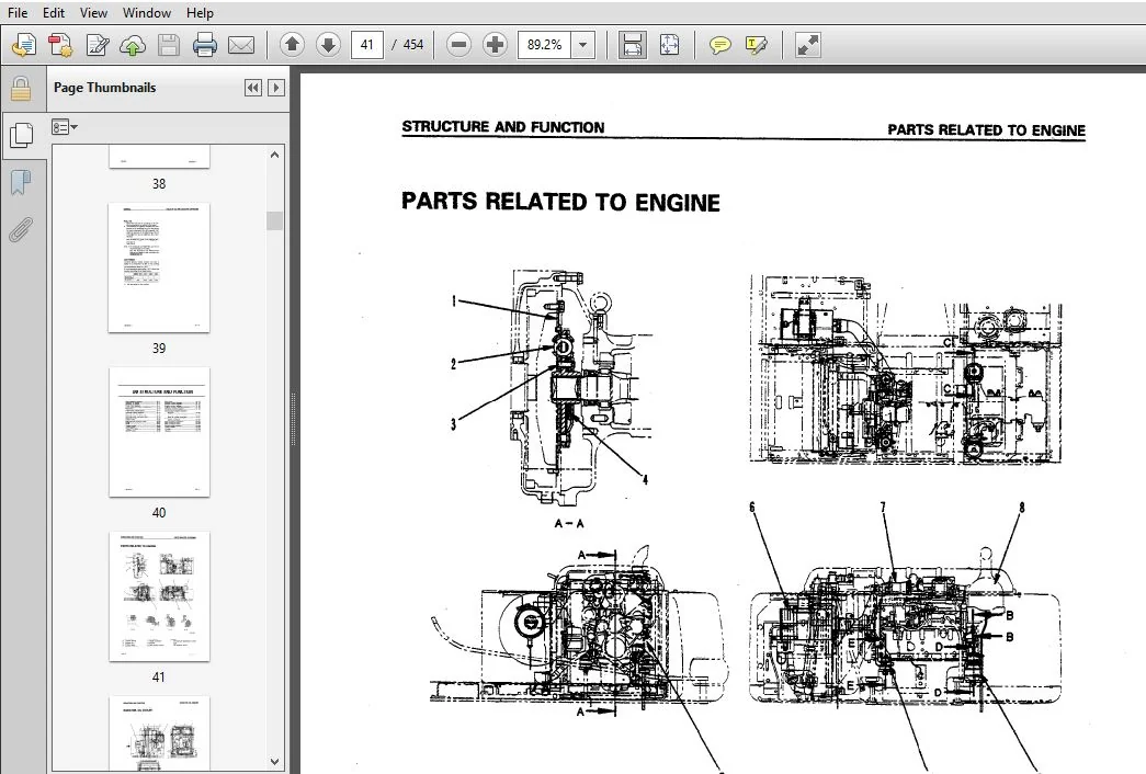 KOMATSU BR350JG-1 SERVICE REPAIR MANUAL (SN:1005 & UP) KOMATSU BR350JG-1 - PDF DOWNLOAD - Image 4