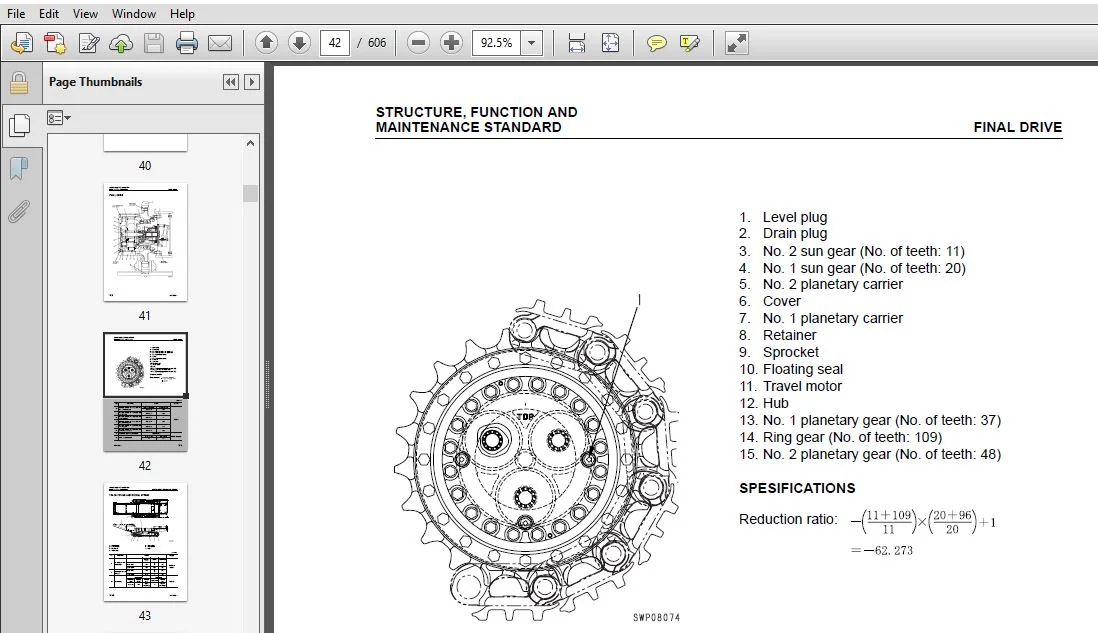 KOMATSU BR480RG-1 SERVICE REPAIR MANUAL (SN:1001 & UP) KOMATSU BR480RG 1 - PDF DOWNLOAD - Image 4