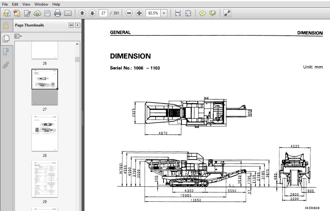 KOMATSU BR500JG-1 SERVICE REPAIR MANUAL (SN:1006 & UP) KOMATSU BR500JG 1 - PDF DOWNLOAD - Image 3