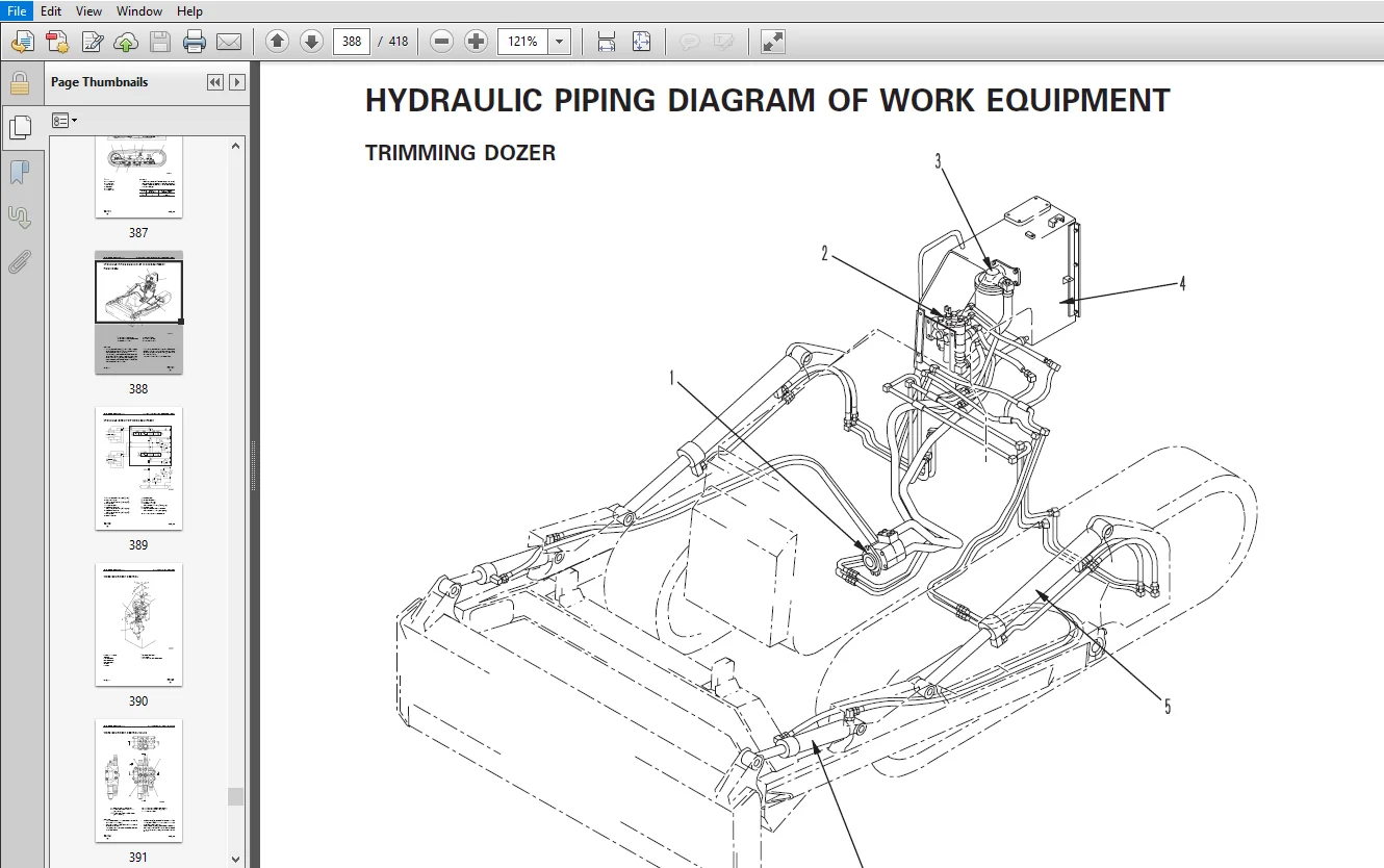 KOMATSU D21A,P-8 SERVICE REPAIR MANUAL (SN:83001 & UP) - PDF Download - Image 4