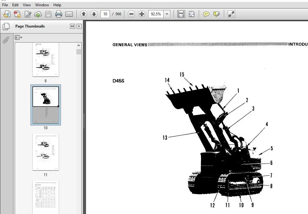 KOMATSU D40A,P-1 D45A,P,S-1 BULLDOZERS DOZER SHOVEL SERVICE REPAIR MANUAL (SN:1504 & UP)(SN:1501 & UP) - PDF DOWNLOAD - Image 4