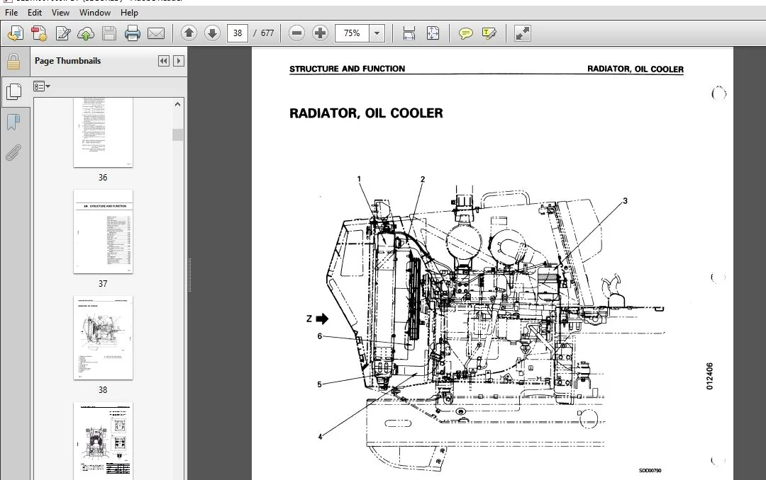 KOMATSU D41E,P-6 SERVICE REPAIR MANUAL (SN:B20001-B40000)(SN:50001 & UP) - PDF DOWNLOAD - Image 3