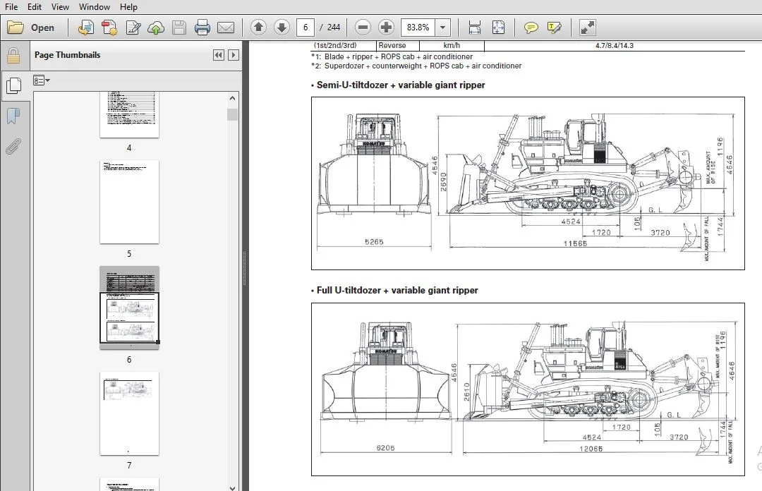 KOMATSU D475A-5E0 D475ASD-5E0 BULLDOZER FIELD ASSEMBLY INSTRUCTION MANUAL (SN:30001 & UP) KOMATSU D475A-5E0 - PDF DOWNLOAD - Image 3