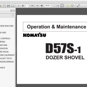 KOMATSU D57S-1 DOZER SHOVEL OPERATION & MAINTENANCE MANUAL (SN:20001 & UP) KOMATSU D57S-1 - PDF DOWNLOAD