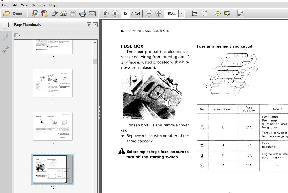 KOMATSU D57S-1 DOZER SHOVEL OPERATION & MAINTENANCE MANUAL (SN:20001 & UP) KOMATSU D57S-1 - PDF DOWNLOAD - Image 4