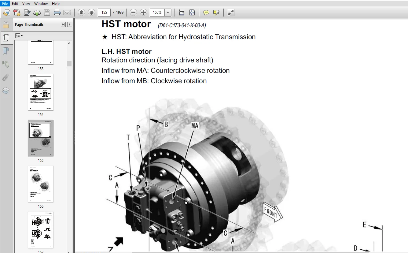KOMATSU D61EXi-23 D61PXi-23 BULLDOZER SERVICE REPAIR MANUAL(SN30324 & Up) - PDF Download - Image 4