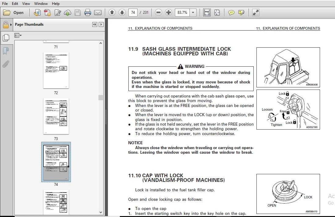 KOMATSU D65EX-12 D65PX-12 BULLDOZER OPERATION & MAINTENANCE MANUAL (SEAM007205) KOMATSU D65EX 12 - PDF DOWNLOAD - Image 4